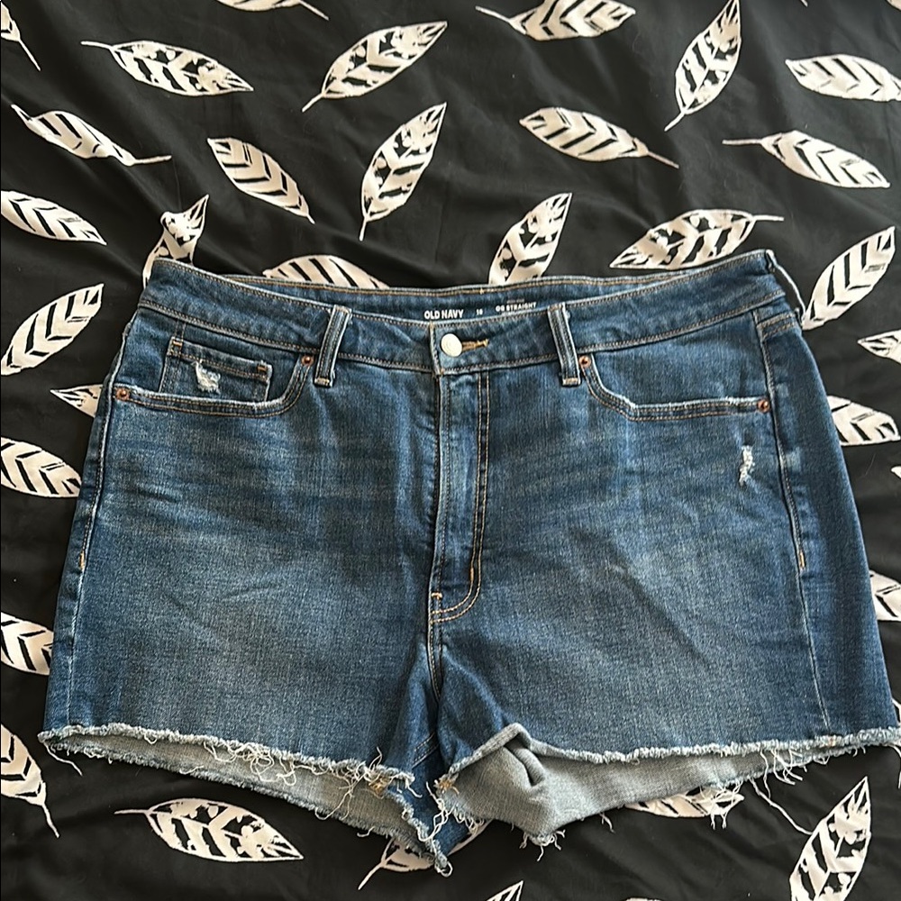 Old Navy Blue Jean Shorts Classic Cutoff Style